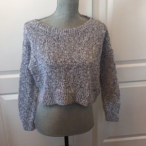 Hollister Grey Knit Top